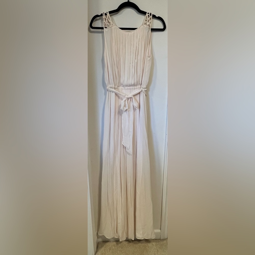 Jessica Simpson formal dress size 10 pale peach color VGUC